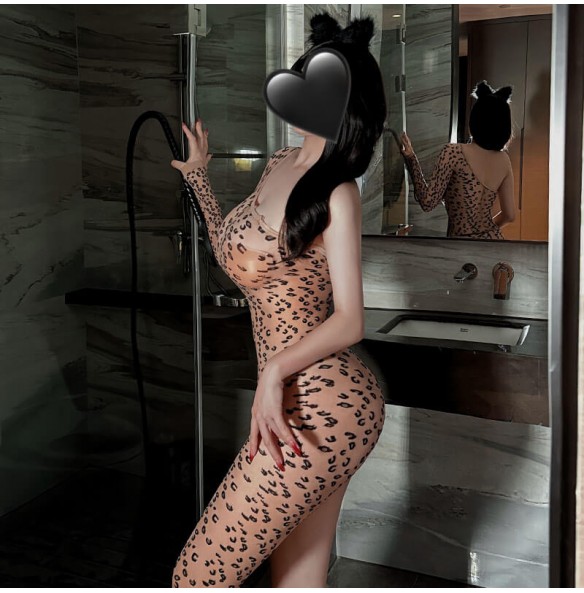 FEE ET MOI - Wild Leopard Print Bodystocking (Leopard Print) FEE ET MOI - Wild Leopard Print Bodystocking (Leopard Print)